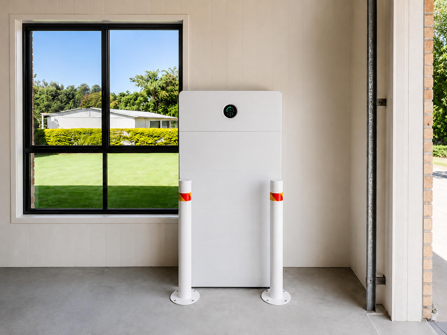 GoodWe home battery installed in a Coffs Harbour garage