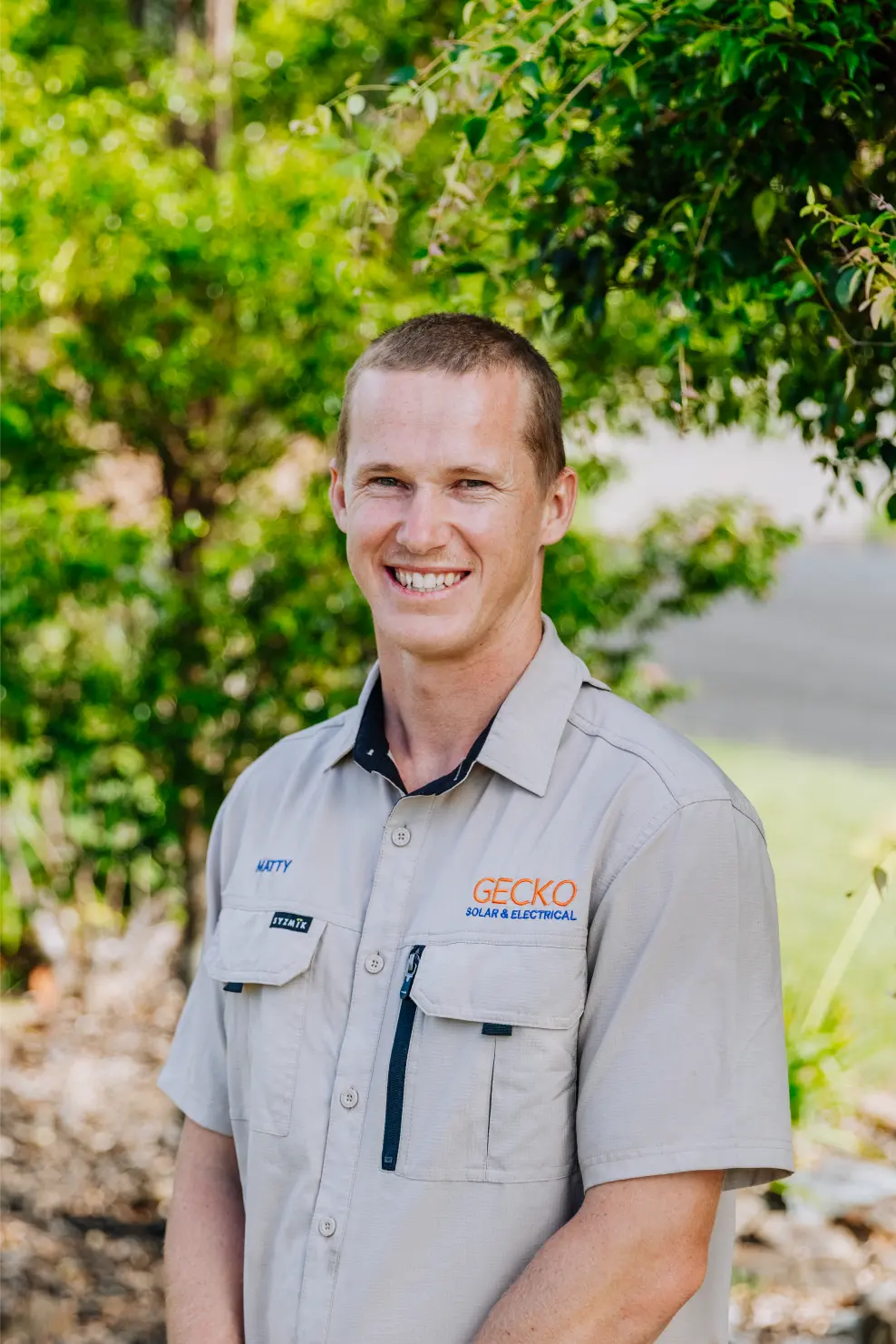Matty, co-founder of Gecko Solar & Electrical